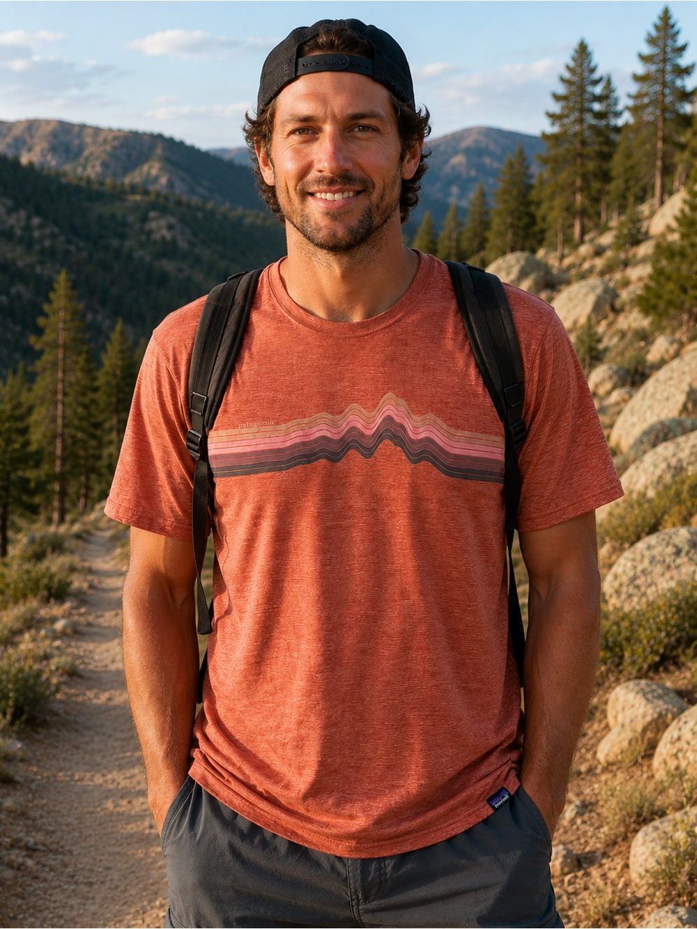 🏔️ Patagonia Capilene Cool Daily Graphic Tee XXL – Like New